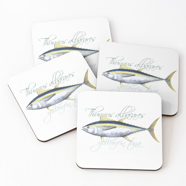 Item preview, Yellowfin Tuna · Thunnus albacares designed and sold by Studiocoffeecat.