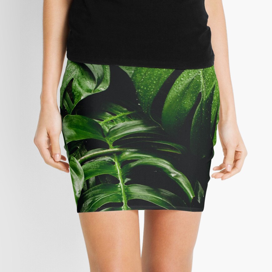 Plant Mini Skirt