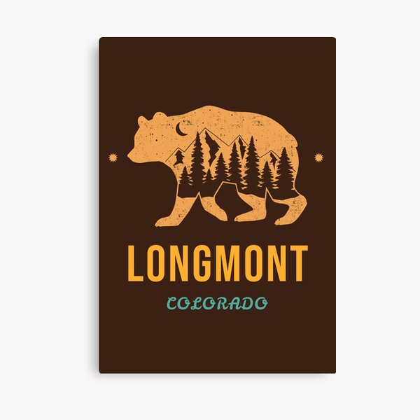 Longmont Colorado Bear Canvas Print