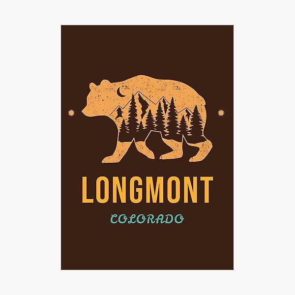 Longmont Colorado Bear Photographic Print