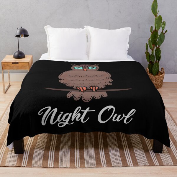 Item preview, Night Owl Owls Late Risers designed and sold by AOCreativeProd.