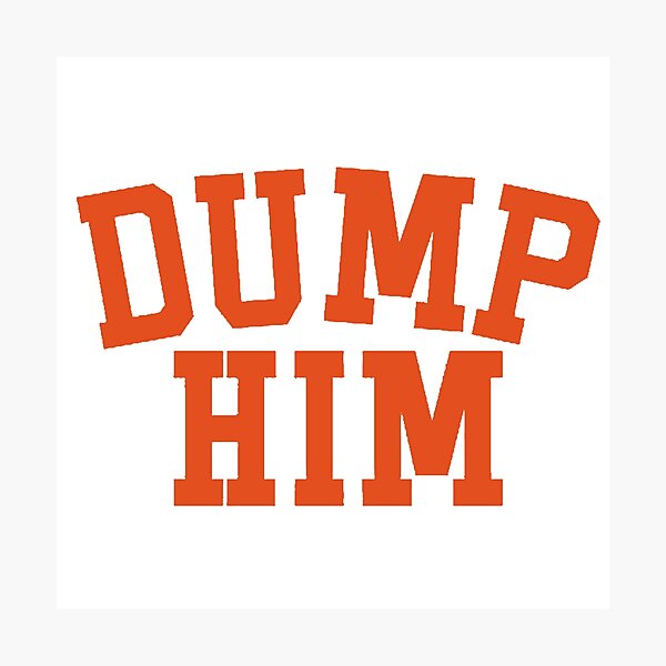 Item preview, DUMP HIM shirt, dump him hoodie, dump him stickers designed and sold by cercleshop.