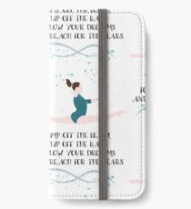 Gymnastik-Zitat iPhone Flip-Case/Hülle/Klebefolie