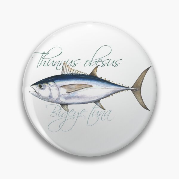 Item preview, Bigeye Tuna · Thunnus obesus designed and sold by Studiocoffeecat.