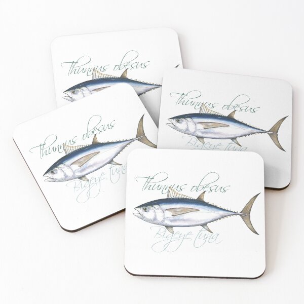 Item preview, Bigeye Tuna · Thunnus obesus designed and sold by Studiocoffeecat.