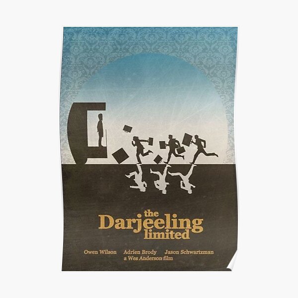 The Darjeeling Limited Wes Anderson Movie Poster | Poster
