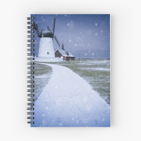 Item preview, Lytham Windmill in Winter Snow designed and sold by Mark Liebenberg.