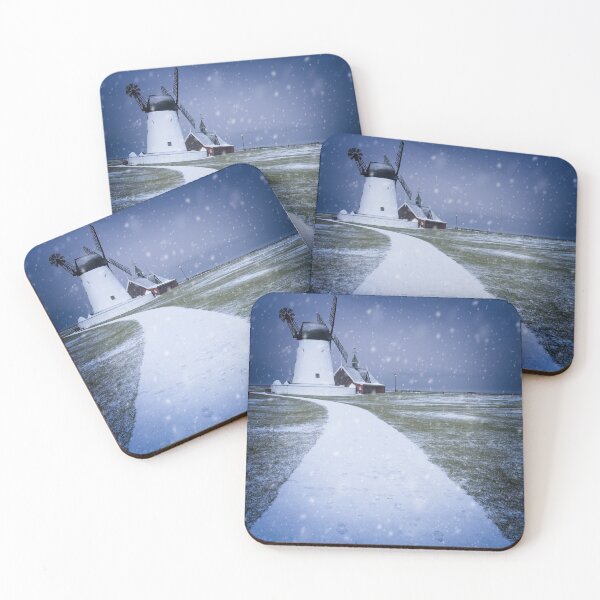 Item preview, Lytham Windmill in Winter Snow designed and sold by Mark Liebenberg.