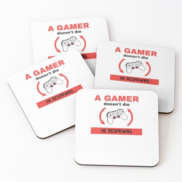 Artikelvorschau, Ein gamer stirbt nicht, er respawnt entworfen und verkauft von malo Barbier.