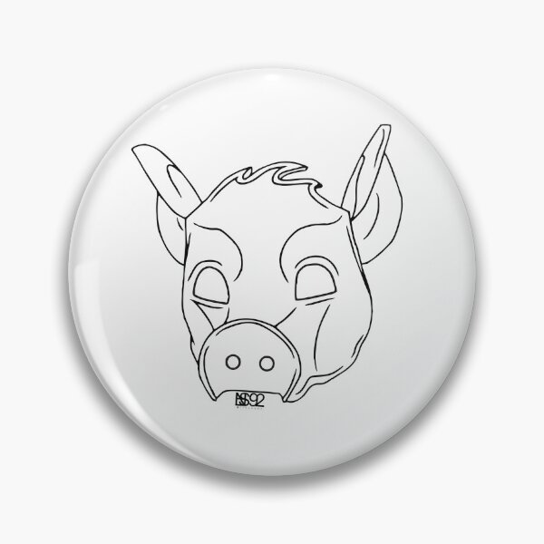 Item preview, Pig Mask designed and sold by linhas92.