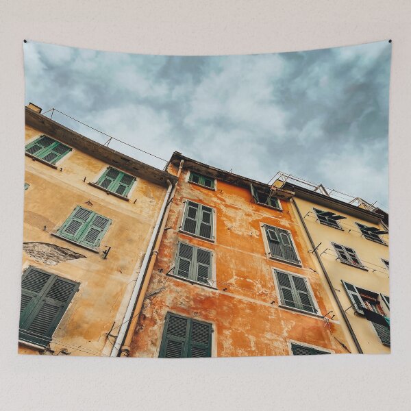 Item preview, painted building at cinque terre designed and sold by franckreporter.