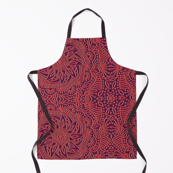 Item preview, Pinwheel Mandala red designed and sold by Sonja McKinnon.