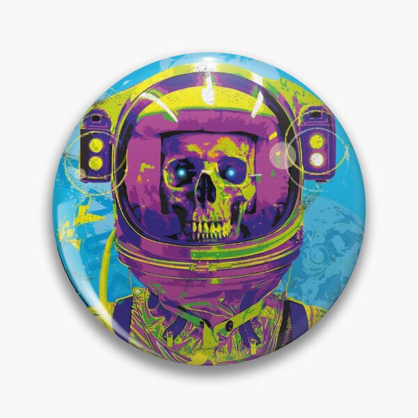Item preview, Grinning Astronaut Skull designed and sold by ArtlifeDesigns.