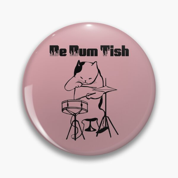 Item preview, Drummer Cat, Drumming Cat, Cat Dummer, De Dum Tish designed and sold by HomeConscious.