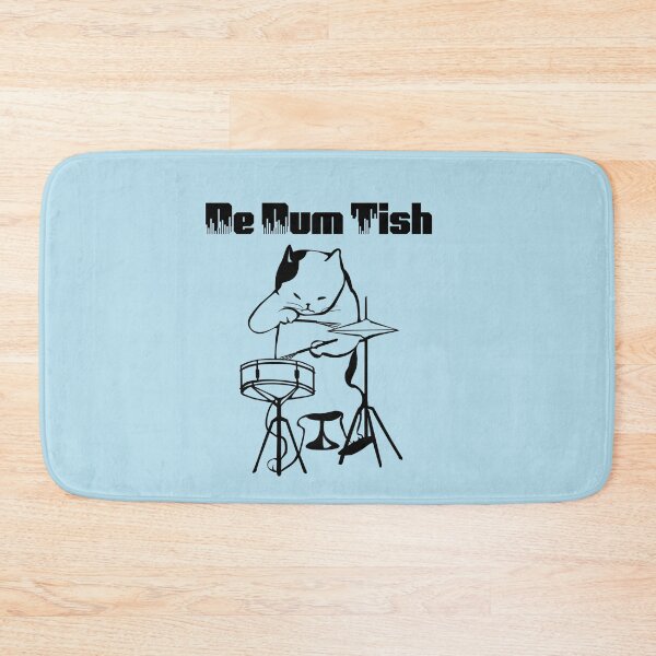 Item preview, Drummer Cat, Drumming Cat, Cat Dummer, De Dum Tish designed and sold by HomeConscious.