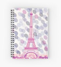 Tour Rose Spiral Notebook