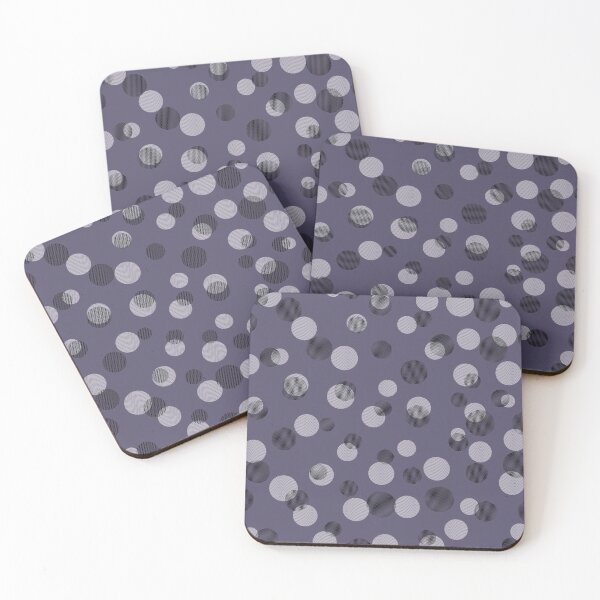 Item preview, Polka Dots Circle Pattern in Blue White and Black Design 599 designed and sold by Artnigel.