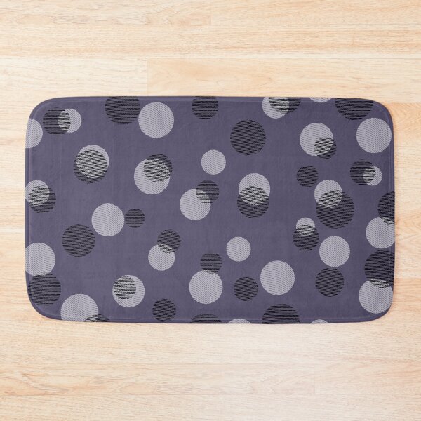 Item preview, Polka Dots Circle Pattern in Blue White and Black Design 599 designed and sold by Artnigel.