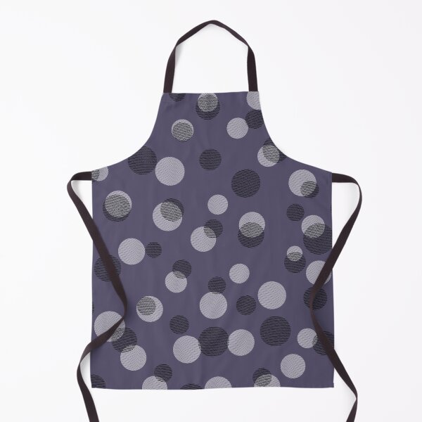 Item preview, Polka Dots Circle Pattern in Blue White and Black Design 599 designed and sold by Artnigel.