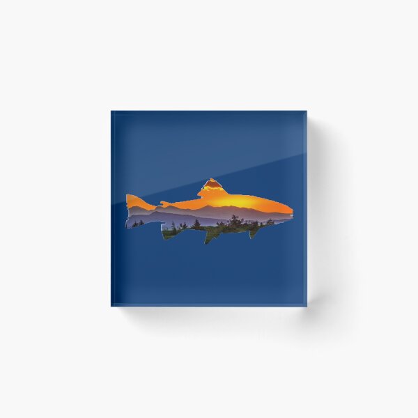 Item preview, trout sunset designed and sold by THE AMERICAN TEEVANGELIST.