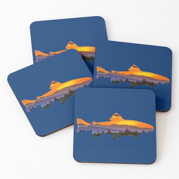 Item preview, trout sunset designed and sold by THE AMERICAN TEEVANGELIST.