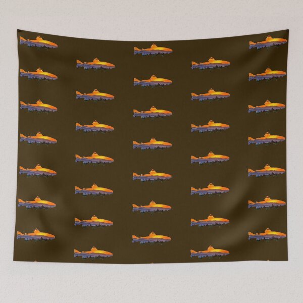 Item preview, trout sunset designed and sold by THE AMERICAN TEEVANGELIST.