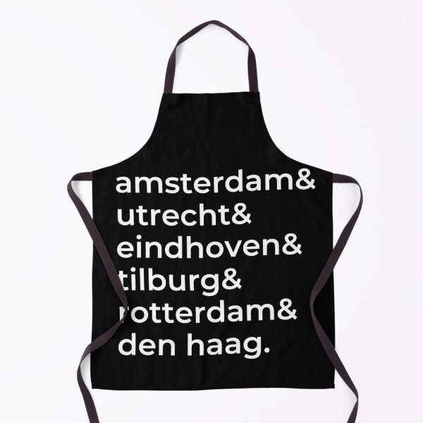 Item preview, Dutch Cities - Amsterdam & Utrecht & Eindhoven & Tilburg & Rotterdam & Den Haag designed and sold by Hoiho Adventure Shirts.