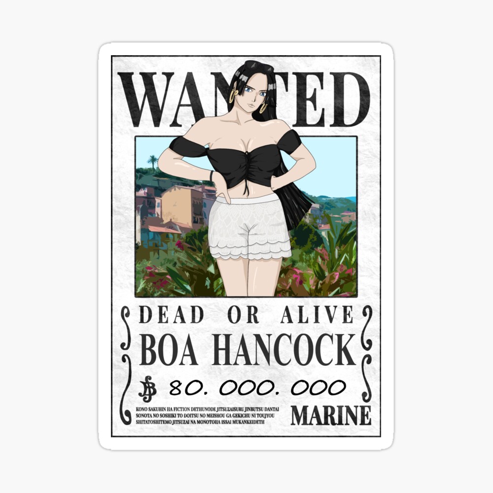 Boa Hancock One Piece : Wanted Poster Lifestyle v3