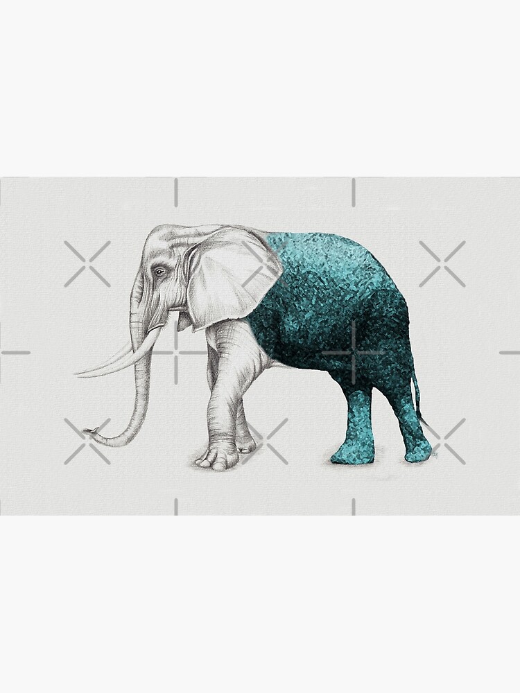 The Stone Elephant by beththompsonart