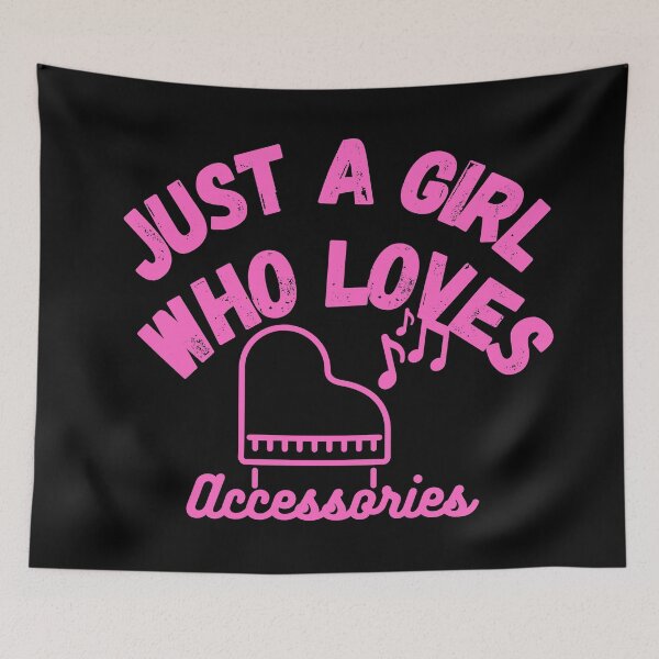 Item preview, Just a Girl Who Loves Piano designed and sold by Mothe3rd.