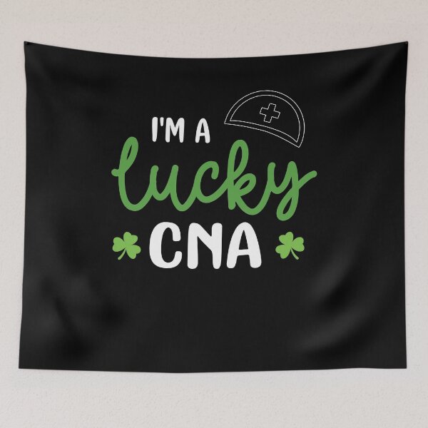 Item preview, I'm a Lucky CNA Funny Patricks Day Nurse Gift - Nurse Shamrock St Patrick's Day Gift designed and sold by Run to Creations.