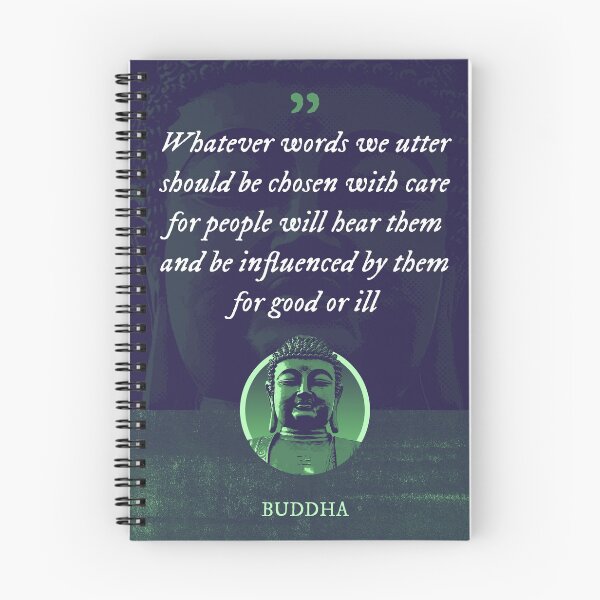 Item preview, Buddha - Whatever words we utter should be chosen with care for people will hear them and be influenced by them for good or ill designed and sold by Syahrasi.
