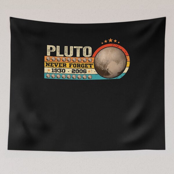 Item preview, Never Forget Pluto Shirt Retro Style Funny Space designed and sold by Renergie.