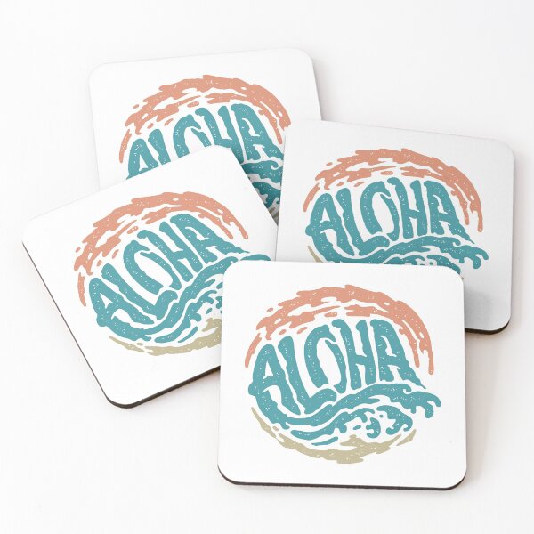 Item preview, Aloha Hawaii word color retro  designed and sold by Phoca Mobil.