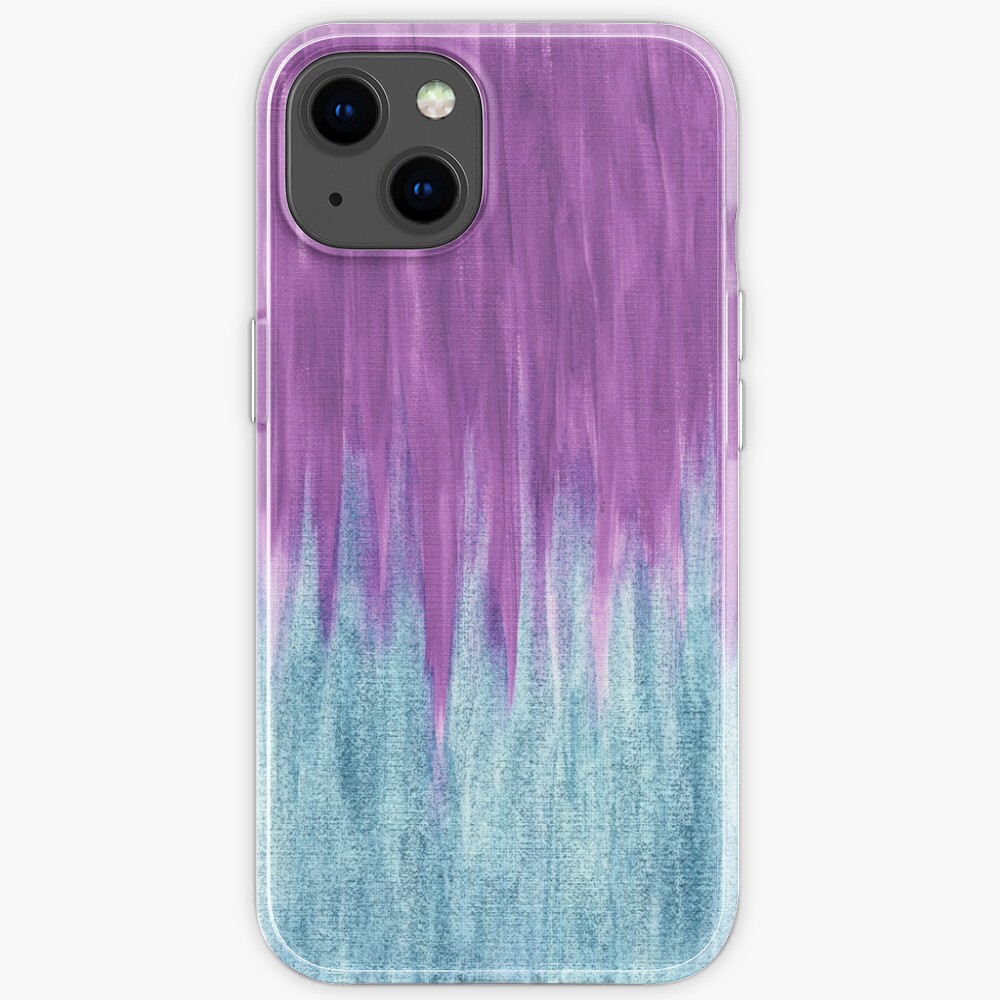 Aqua Sparkle Berry Abstract iPhone Case