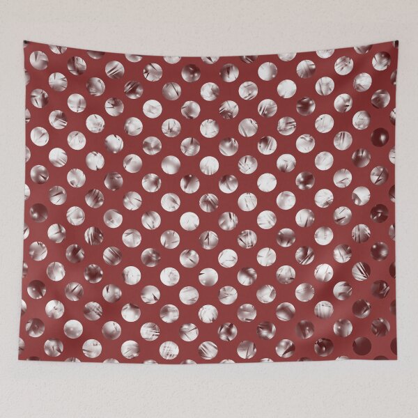 Item preview, Polka Dots Circle Pattern in Red and White Design 602 designed and sold by Artnigel.