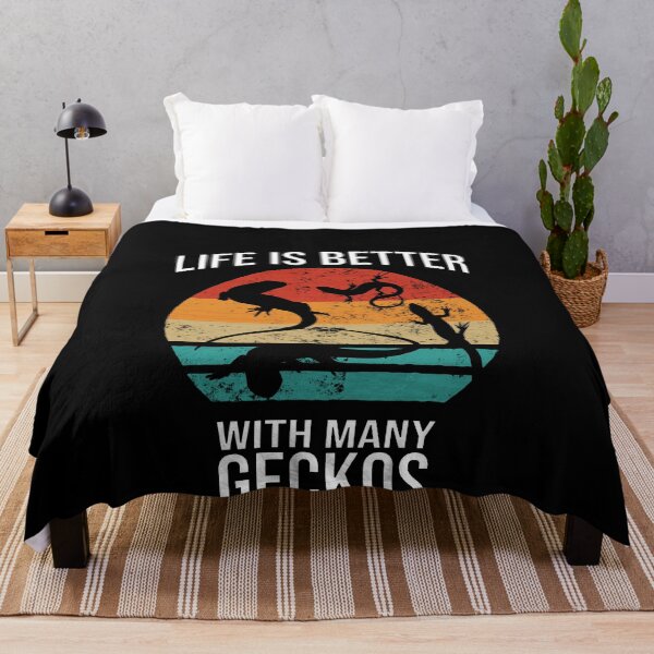 Item preview, Life Is Better With Geckos Retro Leopard Gecko designed and sold by leofel.