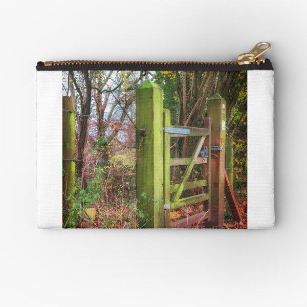 The gate to the wood Zipper Pouch