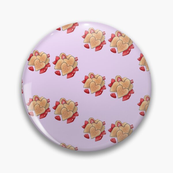 Item preview, Cute Heart Pancakes designed and sold by Snowfly Studio.