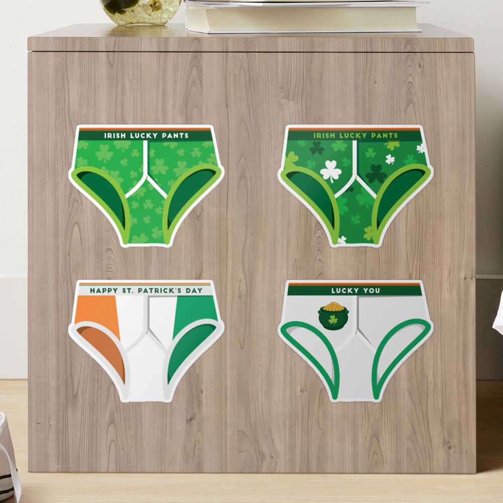 Rub Here to Get Lucky - St. Patrick's Day Boxer Briefs - Davson Sales