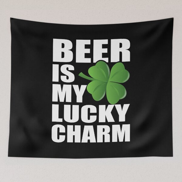 Item preview, Beer is my lucky charm designed and sold by MoonsmileProd.