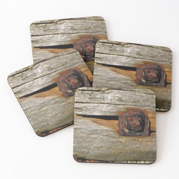 Item preview, Weathered Wood & Rusty Metal Nut & Bolt designed and sold by wiggyofipswich.