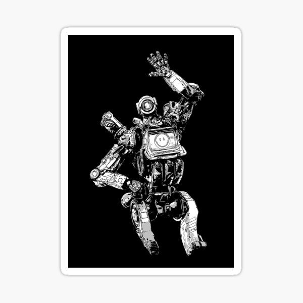 Pathfinder Apex Legends Black Sticker For Sale By Mna Designs Redbubble 3400