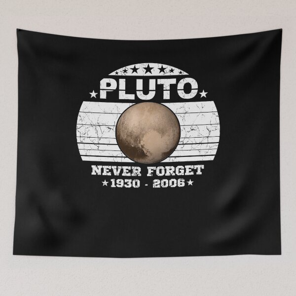Item preview, Never Forget Pluto Shirt Retro Style Funny Space designed and sold by Renergie.