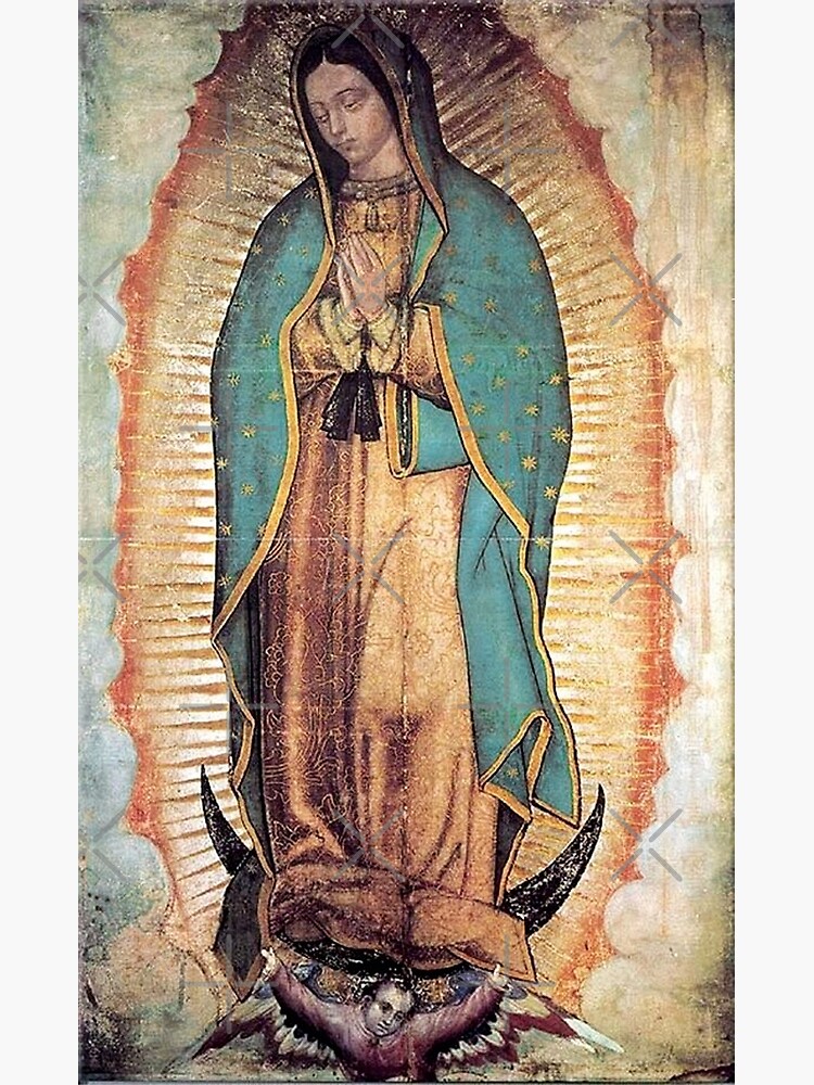 Discover Original Picture of Our Lady of Guadalupe Canvas