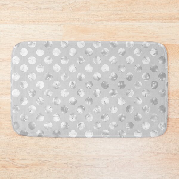 Item preview, Polka Dots Circle Pattern in Gray and White Design 604 designed and sold by Artnigel.