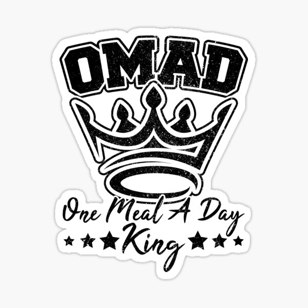 one-meal-a-day-sticker-by-themaesthetics-redbubble