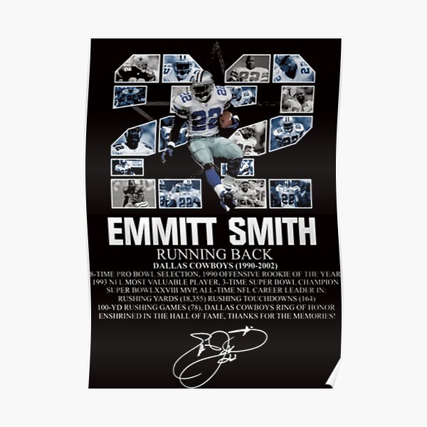 Troy Aikman Michael Irvin Emmitt Smith Dallas Poster 