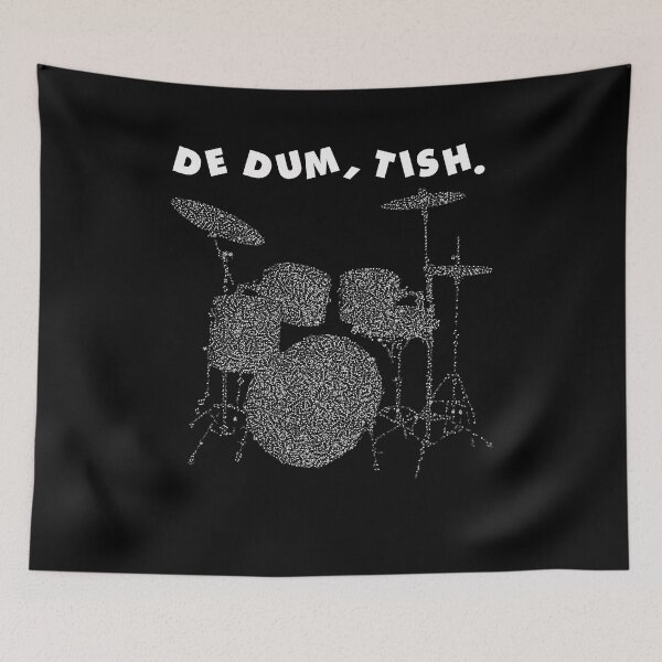 Item preview, De Dum Tish, Drummers Kit, Drumming, Joke Drummer, Corny Joke designed and sold by HomeConscious.