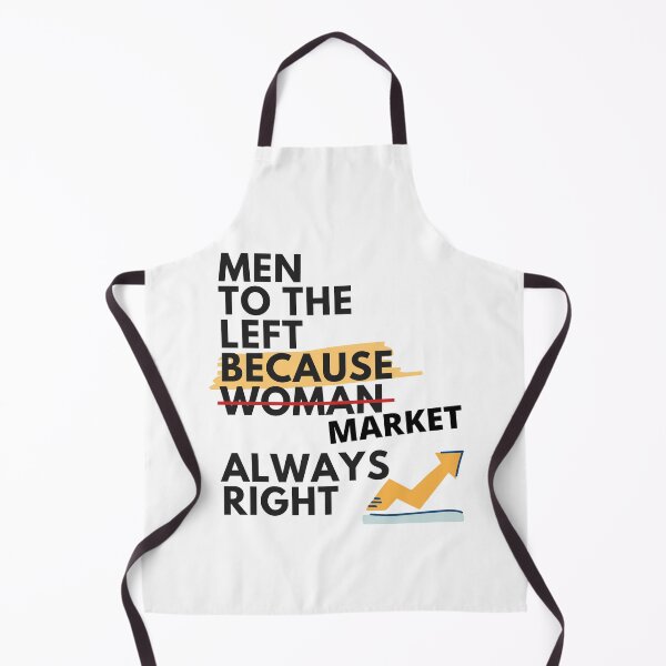 Item preview, Men to The Left Because Market is Always Right designed and sold by TraderShirts.
